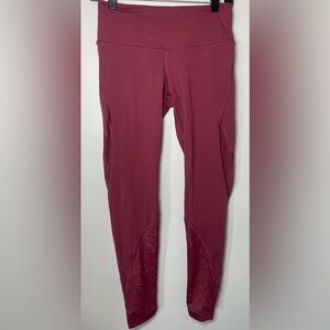 Victoria's Secret Knockout Sports Burgundy Leggings Women’s S